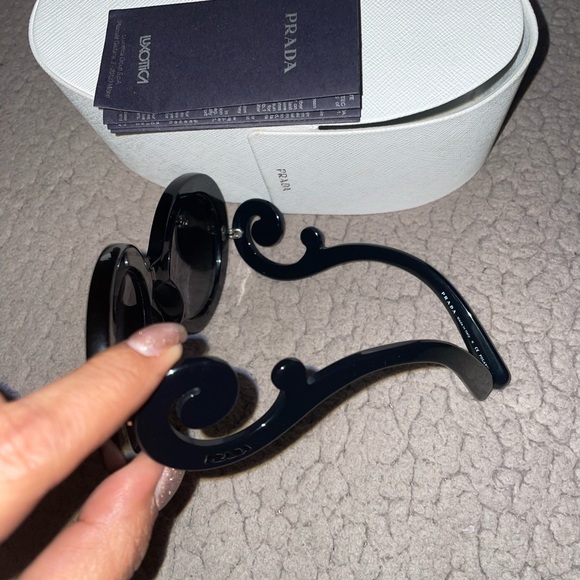 Prada Black Baroque Sunglasses - Picture 4 of 5